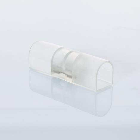 Connettore Striscia LED Neon 7.5W/m Monocolore 220V AC 60 LED/m Semicircolare 180º IP67 su Misura Taglio ad ogni 100 cm