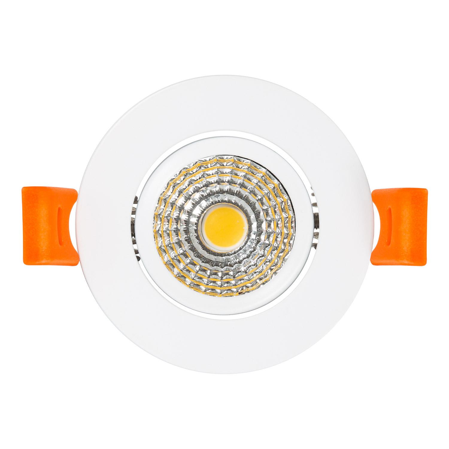 Oczko Downlight LED 5W COB Nastawne Okrągłe Białe Średnica Wycięcia Ø 70 mm CRI92 Expert Color - widok szczegółowy