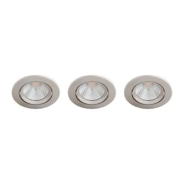 Pack faretti da Incasso LED Regolabile PHILIPS Sparkle 5.5W Foro Ø 70mm (3 Un.)