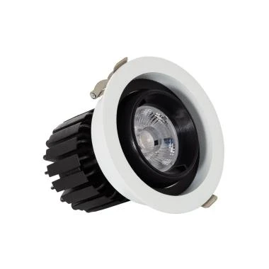 Faretto da Incasso LED 12W COB Orientabile 360º Circolare Foro Ø 100mm CRI90 Expert Color No Flicker