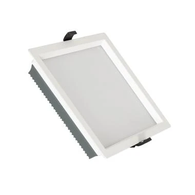 Square 40W SAMSUNG Aero LED Downlight 210x210mm Cut Out 130lm/W Microprismatic LIFUD