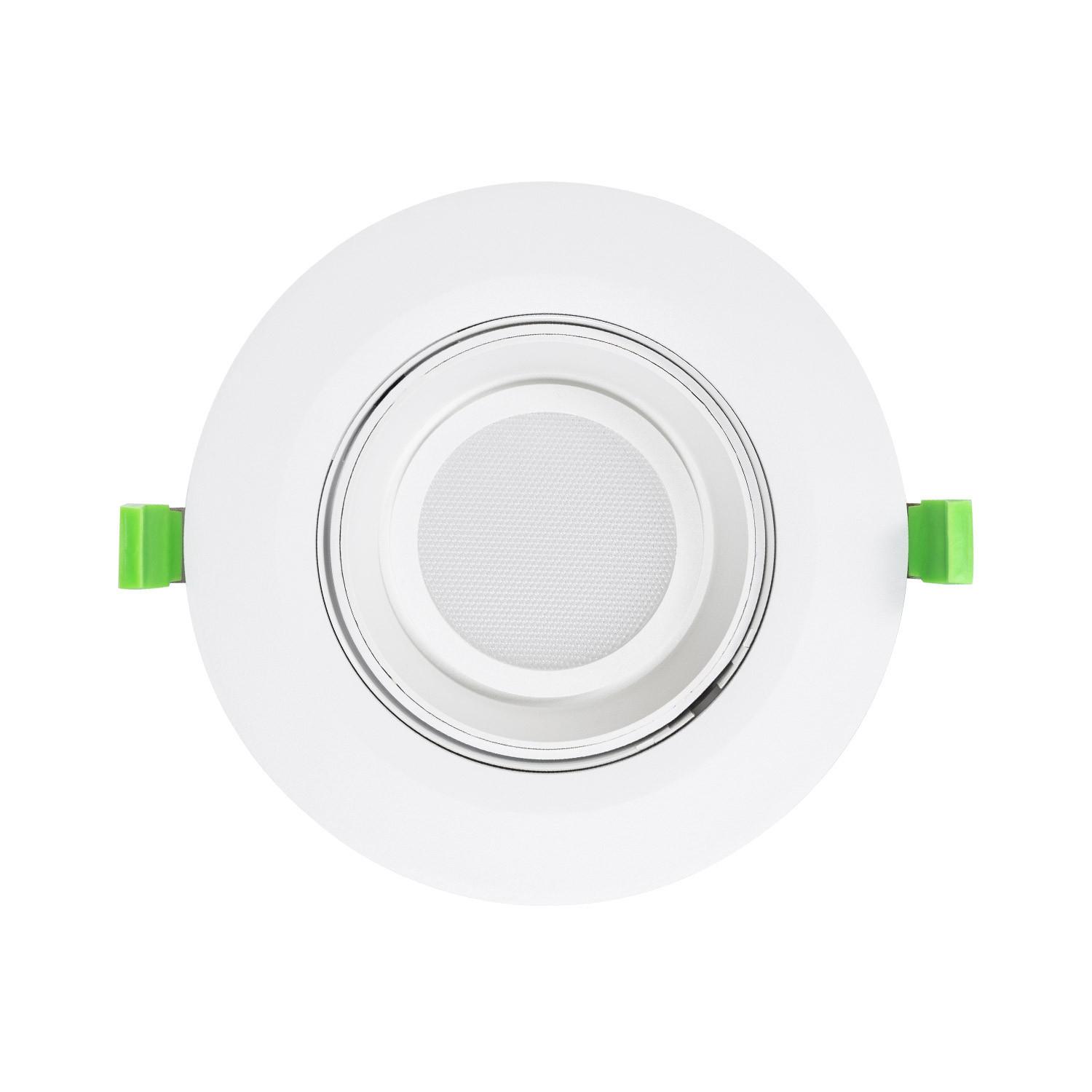 Reflektor Downlight Nastawny Okrągły LED 48W Chip OSRAM 120 lm/W Biały LIFUD No Flicker - widok 2