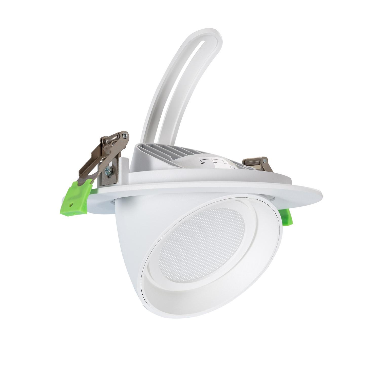 Reflektor Downlight Nastawny Okrągły LED 48W Chip OSRAM 120 lm/W Biały LIFUD No Flicker