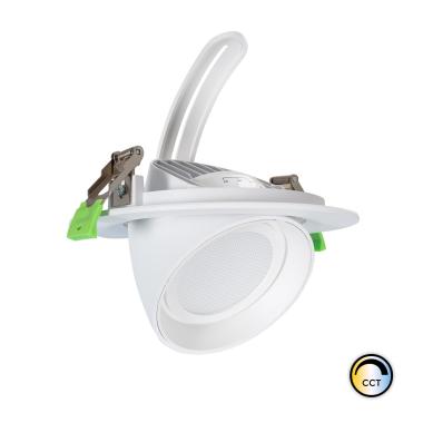 Round Adjustable 48W LED Downlight Ø195mm Cut Out CCT OSRAM 120lm/W LIFUD