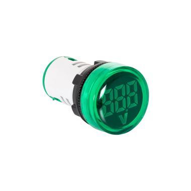 Indicateur Lumineux Voltmètre Industriel/Tertiaire MAXGE 20-500V Ø22mm