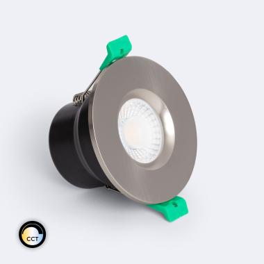 Round Dimmable 5-8W LED Downlight Ø65mm Cut Out Solid Design Fire Rated IP65