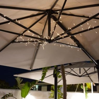 Catenaria LED con Batteria per Ombrellone 1m