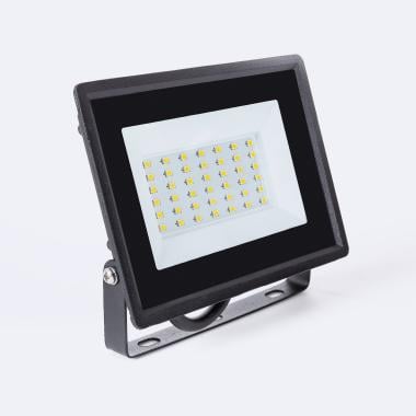 LEDKIA Proiettore LED Orientabile Rettangolare 24W – 2880 Lumen, 4000K Bianco Naturale, Flusso Senza Flicker, Foro 210x125mm, Durata 50.000 Ore, Alluminio