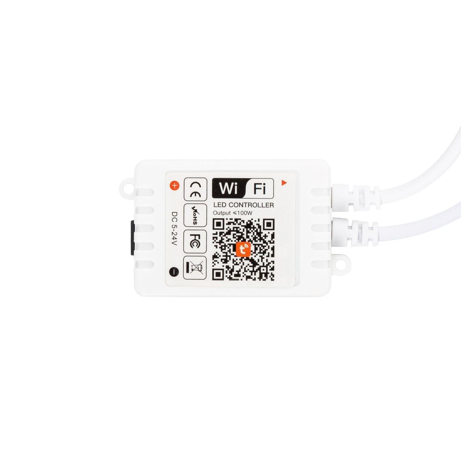 Sterownik Ściemnialny WiFi do Taśm LED 12/24V DC Monokolor - widok 2