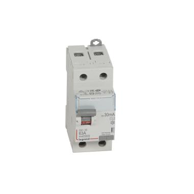 Wyłącznik Różnicowy Przemysłowy 2P 30mA 63A 10kA Clase AC LEGRAND DX³ 411506