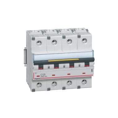 Disjoncteur Automatique DX³ Tertiaire 4P Courbe C 6/10kA 80-125A LEGRAND 409362