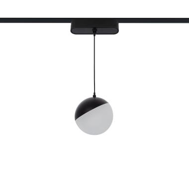 10W Pendant LED Spotlight Ø100mm for 25mm SuperSlim 48V Magnetic Track Black