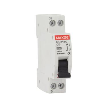 Installatie Automaat DPN 1P+N-6kA 6-40A 1 Module  MAXGE Alpha+