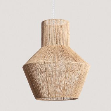 Pendelleuchte Naturfasern Newén Ø500 mm ILUZZIA