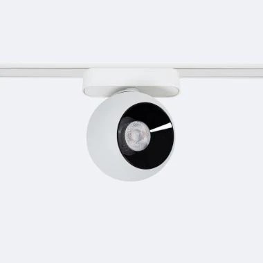 Spot LED pour Rail Magnétique 25 mm SuperSlim Concave 12W 48V Blanc Ø100 mm
