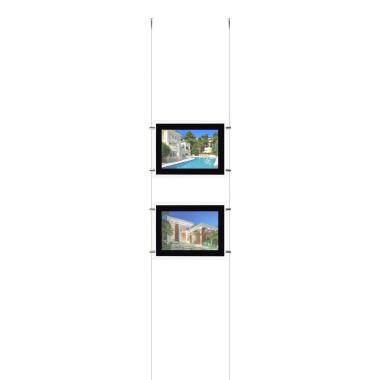 Kit Cartello Espositore LED DIN A4