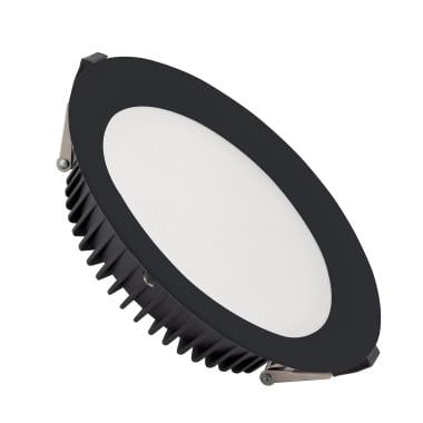 Podhledové LED Svítidlo 40W SAMSUNG Aero 130lm/W Mikroprismatické LIFUD Výřez Ø 200 mm Černá