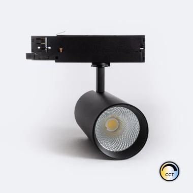 3-Phasenstromschiene LED-Strahler 40W Carlo Lifud CCT Wählbar Schwarz
