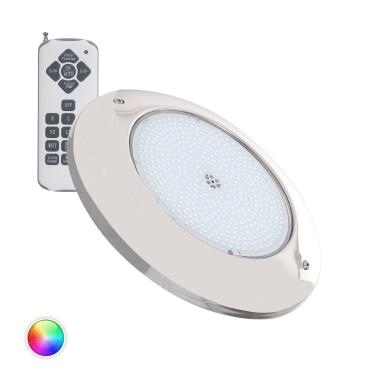 12V AC Surface Mounted 35W Stainless Steel Submersible RGB LED Pool Light IP68