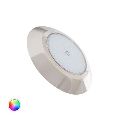 12V DC Surface Mounted 24W Stainless Steel Submersible RGBW LED Pool Light IP68