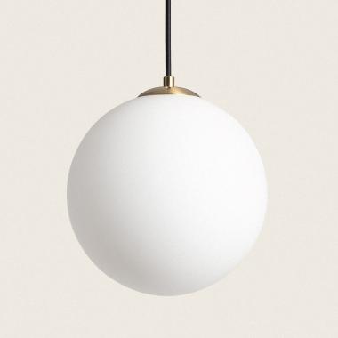 Pendelleuchte Metall und Glas Moonlight Brass
