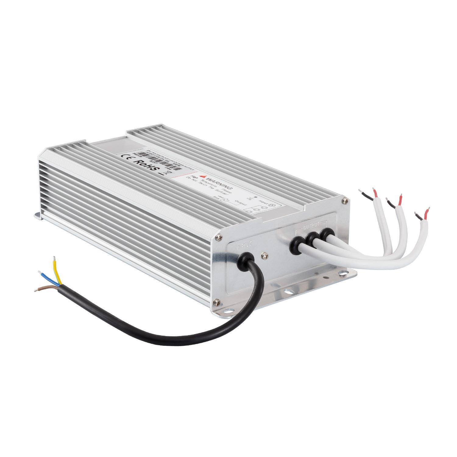 Transformator Wodoszczelny 12V DC 300W 25A IP67 - widok szczegółowy