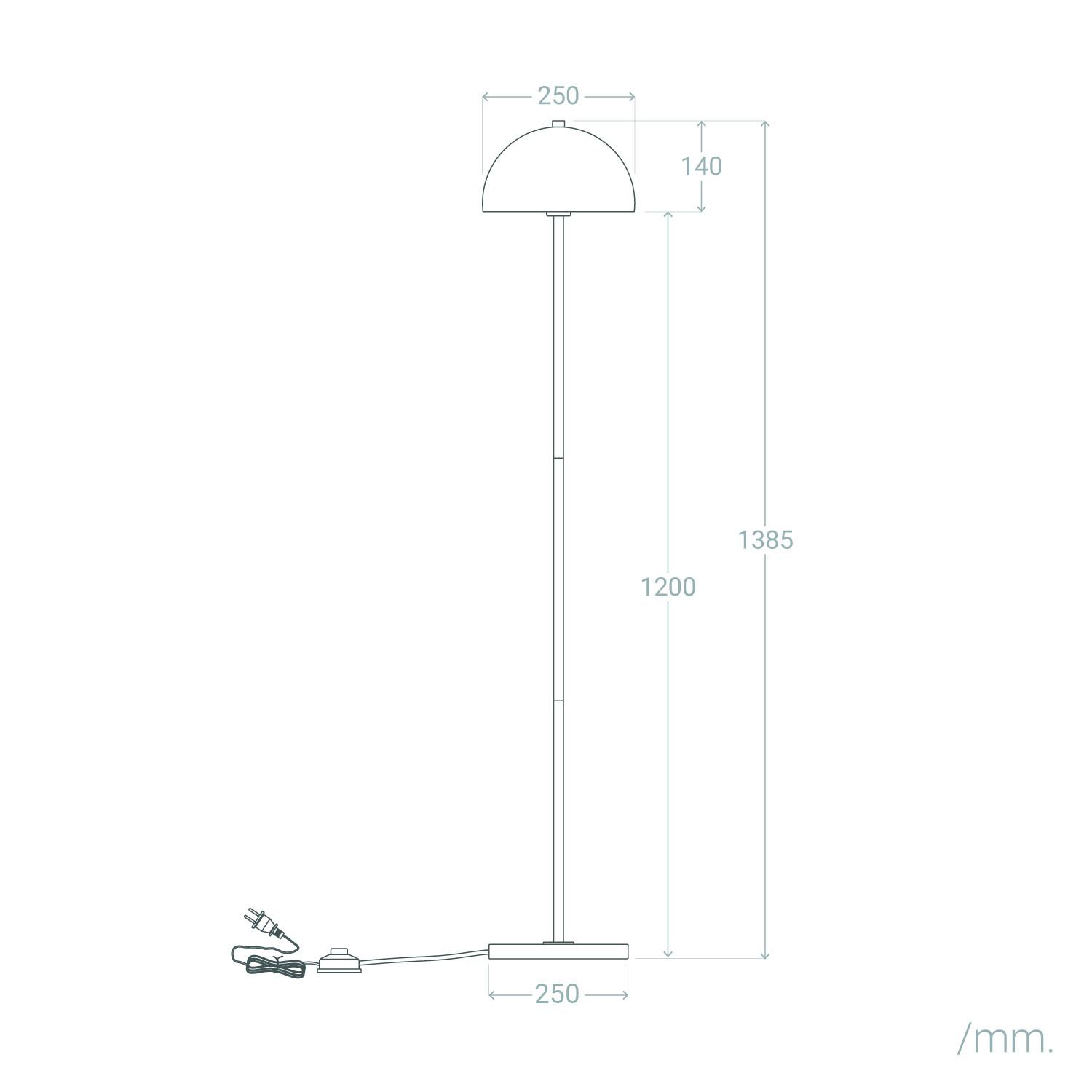 Lampa Podłogowa z Metalu Shelley Madow - widok 3