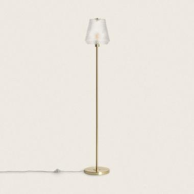 Staande Lamp Metaal en Glas Stiklu