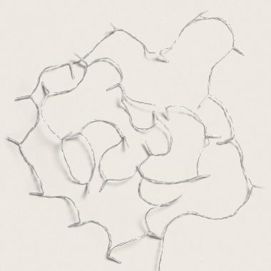 Guirlande Câble LED à Piles 3 m blanc Chaud avec Minuterie