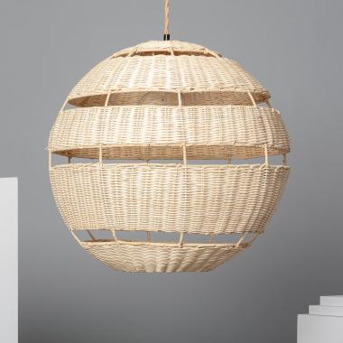 Pendelleuchte Rattan Big Bulang Ø500 mm