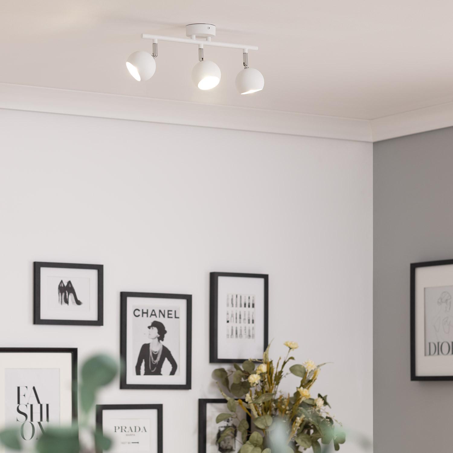 Lampa Sufitowa Nastawna Aluminiowa 3 Reflektory Ates - widok 2