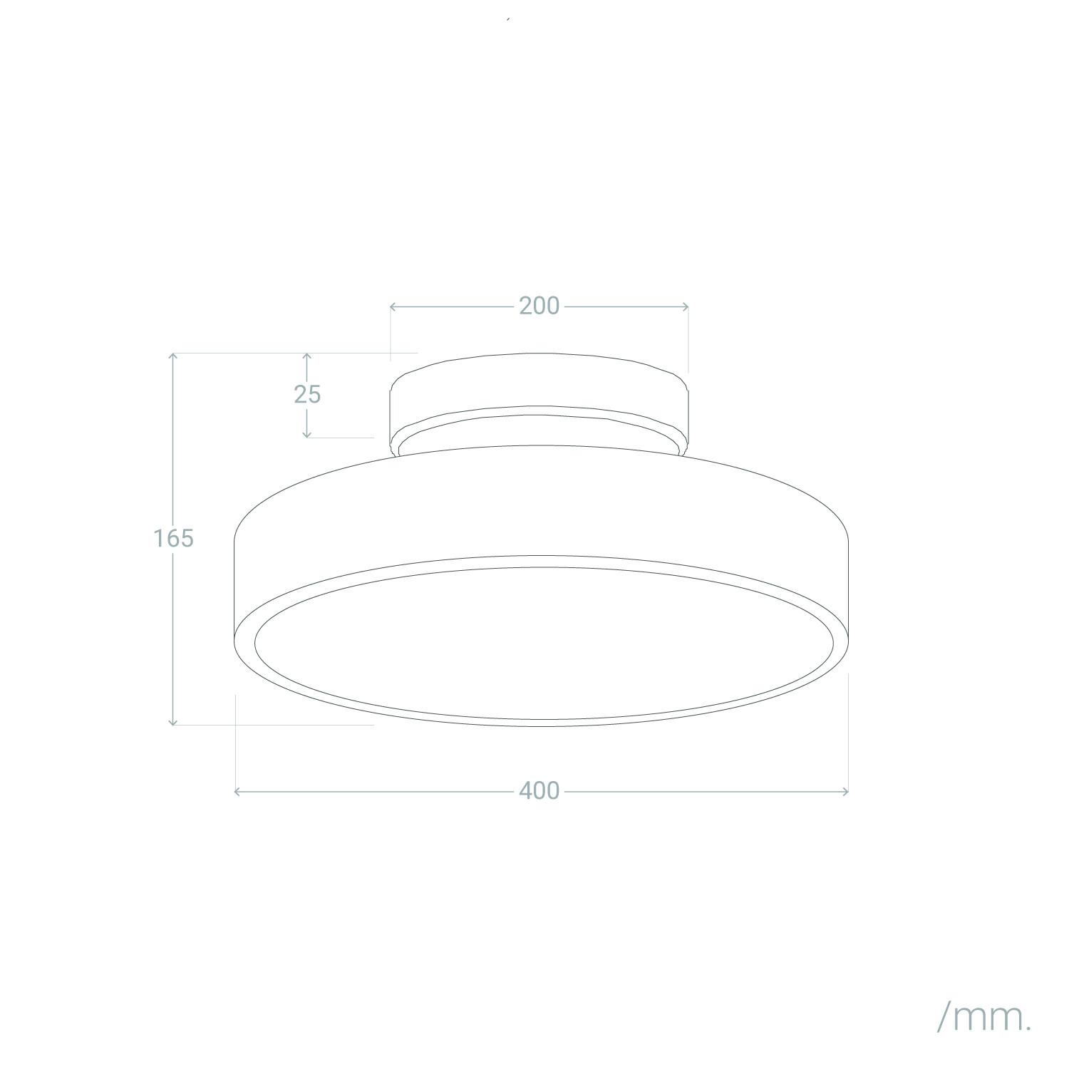 Lampa Sufitowa z Metalu Atenea - widok 3