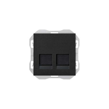 RJ45 Socket Cover with Double Connector SIMON 270 20000188