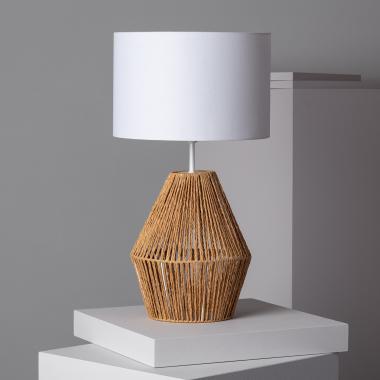 Lampe à Poser Papier Tressé Trilla