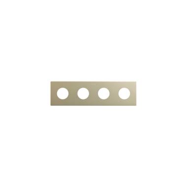 Frame 4 Elementen Minimaal Esthetisch voor Basis Contactdoos Schuko CLEAN SIMON 270   27110640