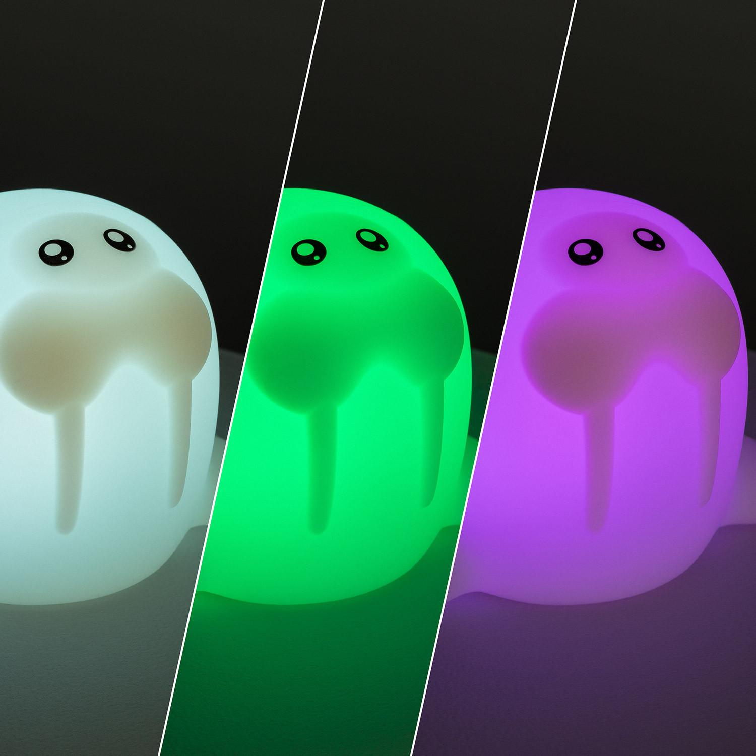 Lampka Nocna Dla Dzieci LED Mors RGB Silikonowa IP67 - widok 2