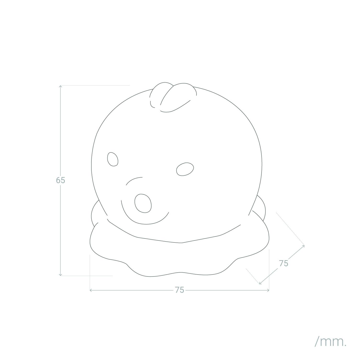 Lampka Nocna Dla Dzieci LED Ośmiornica RGB Silikonowa IP67 - widok 3