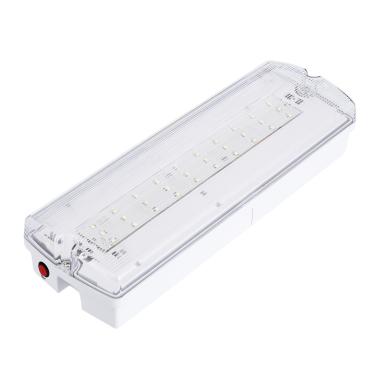 Lampade di Emergenza LED Superficie 200lm Permanente/Non Permanente IP65 con Autotest