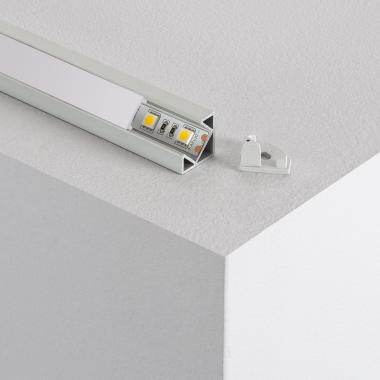 Profil Aluminiowy Narożnikowy Płaski 1m do Taśm LED do 10mm