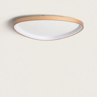 Plafonnier LED 30W Ovale Aluminium Ø600 mm CCT sélectionnable Owen