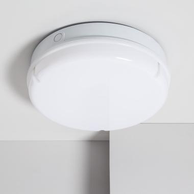 Plafondlamp LED 24W Outdoor Rond  Ø285 mm IP65  met PIR Motion Sensor en Noodverlichting  Hublot