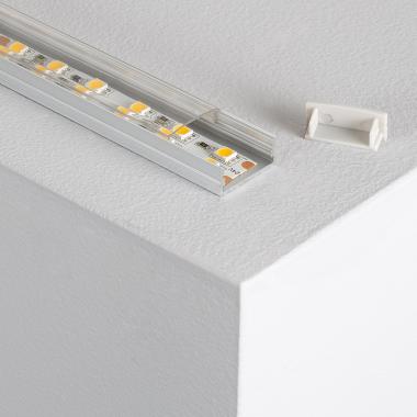 Hliníkový Profil Přisazený 2m pro LED Pásky do 20 mm