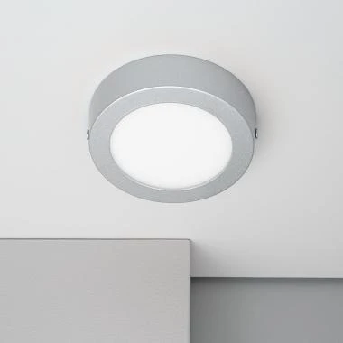 Plafon LED 6W Okrągły z Aluminium Slim Ø110 mm Regulacja CCT SwitchDimm Galán