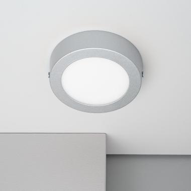 Přisazené Stropní LED Svítidlo z Hliníku Kruhové 6W Slim CCT volitelné Ø110 mm Galán SwitchDimm