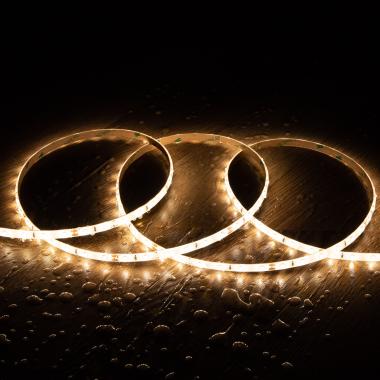 LED-Streifen 24V SMD 60 LED/m 5m 5W/m 400lm/m Breite 8mm Schnitt 10cm IP65