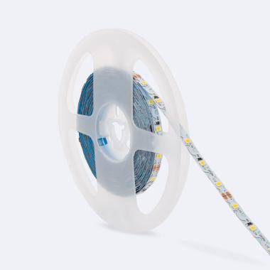 5m 24V LED Strip SMD ZIG ZAG 60LED/m 7W/m 700lm/m 6mm Wide Cut at Every 10cm IP20