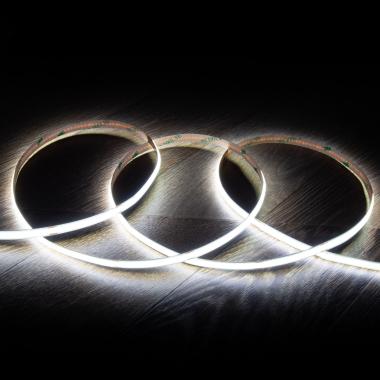 Led Strip 24V COB 320 LED/m 5m 10W/m 1000lm/m Breedte 8mm te knippen om de 5cm IP20 CRI90