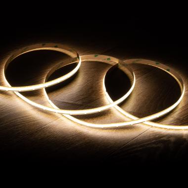 5m 12V LED Strip COB 500LED/m 12W/m 960lm/m 8mm Wide FreeCut IP20