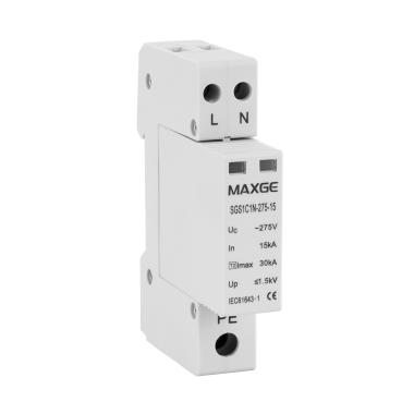 Svodič Bleskových Proudů MAXGE 1P+N-Třída II-30kA-15kA-1,5kV