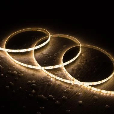 5m 12V LED Strip SMD 120LED/m 10W/m 1000lm/m 8mm Wide Cut at Every 2.5cm IP65